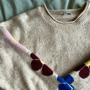 Madewell Flower Widesleeve Sweater